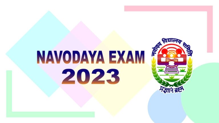 NAVODAYA EXAM 2023 [ENGLISH]