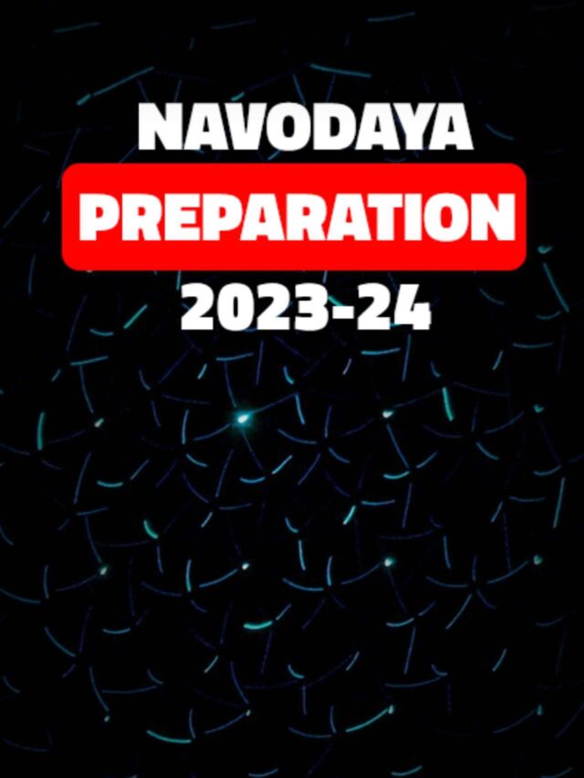 Navodaya preparation 2023-24